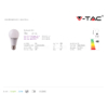 Kép 8/8 - V-TAC E27 LED lámpa (9W/200°) Körte A60 - természetes fehér