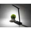 Kép 9/15 - V-TAC Asztali LED lámpa (5W) változtatható színhőm. + fényerőszabályozás, időzített kikapcs., vezeték nélküli töltés, fekete-ezüst