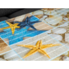 Kép 3/4 - Flexpanel PVC falburkoló lap - Mozaik csempe tengerparti mintával, műanyag falburkolat