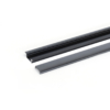Kép 2/8 - LED Profiles ALP-001 Aluminium U profil fekete - LED szalaghoz, fekete burával