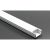 Kép 1/6 - LED Profiles ALP-002 - Aluminium U profil ezüst, LED szalaghoz, opál burával
