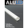 Kép 2/6 - LED Profiles ALP-002 - Aluminium U profil ezüst, LED szalaghoz, opál burával