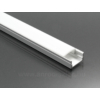 Kép 4/6 - LED Profiles ALP-002 - Aluminium U profil ezüst, LED szalaghoz, opál burával