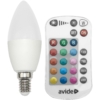 Kép 2/5 - Avide Smart LED E14 Candle izzó 5.5W RGB+W 2700K IR Távirányítóval