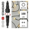 Kép 3/9 - EMOS D1AW02 Standard LED sorolható karácsonyi füzér, 5 m, kültéri és beltéri, meleg fehér, időzítő