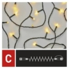 Kép 6/9 - EMOS D1AW02 Standard LED sorolható karácsonyi füzér, 5 m, kültéri és beltéri, meleg fehér, időzítő
