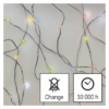 Kép 7/10 - EMOS D3AM04 LED karácsonyi nano fényfüzér, 1.9 m, 2x AA, beltéri, többszínű, időzítő