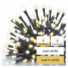 Kép 3/8 - EMOS D4AN02 LED karácsonyi fényfüzér, villogó, 12 m, meleg/hideg fehér, időzítő, IP44