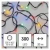 Kép 1/10 - EMOS D5AM04 LED karácsonyi fényfüzér, cseresznye golyók, 30 m, többszínű, időzítő, IP44