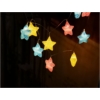 Kép 2/3 - Entac Karácsonyi Beltéri Füzér Színes csillagok 1,65m (2AA nt.)