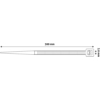 Kép 3/3 - Entac Kábelkötegelő 3.6mmx300mm Fehér, 50 db