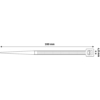 Kép 3/3 - Entac Kábelkötegelő 4.8mmx200mm Fehér, 50 db