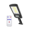 Kép 3/10 - Entac Napelemes Műanyag Fali lámpa 5W COB mozgásérzékelővel és IR távirányítóval