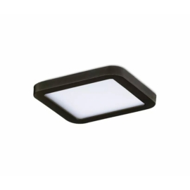AZzardo Slim Square LED beépíthető fürdőszobai lámpa fekete