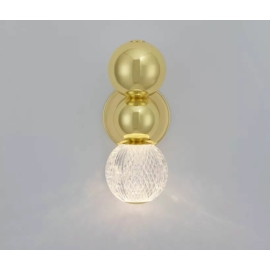 Nova Luce Brille LED fali lámpa arany