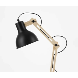 Nova Luce Grou íróasztali lámpa fekete