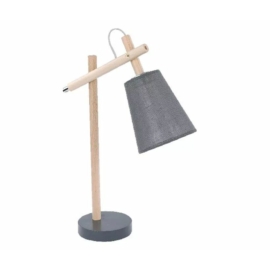 TK Lighting Vaio White asztali lámpa szürke