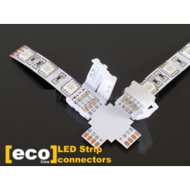 PCB elosztó elem (L,T,X irányú), 5050-es RGB LED szalaghoz (8115)