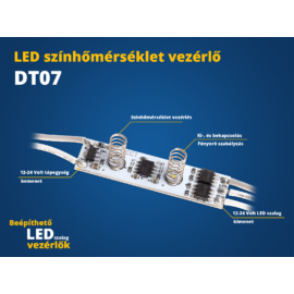 LED Beépíthető LED vezérlő (DT07) érintős színhőmérséklet vezérő CCT (22633)