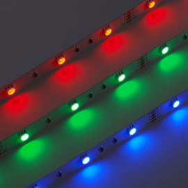 LED szalag beltéri 5050-30 (12 Volt), RGB, nagy fényerejű típus (3369)