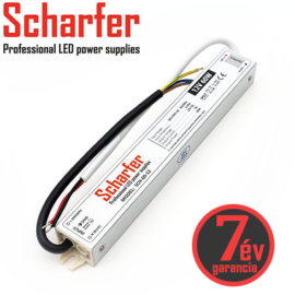 Scharfer Vízálló LED tápegység 12 Volt (60W/5A) IP67