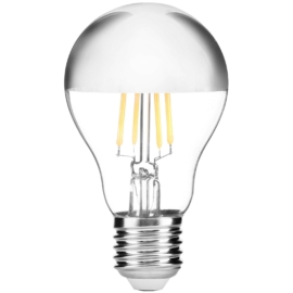Avide LED Filament fényforrás, Half Mirror, 7W, E27, 3000K, 680 lumen, A60