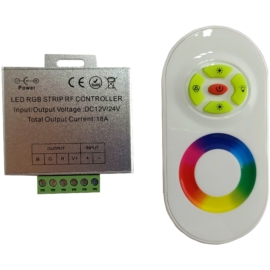 Avide LED Szalag 12V 216W RGB 5 Gombos RF Érintőpaneles Távirányító és Vezérlő