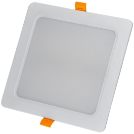 Avide LED Beépíthető Négyzetes Mennyezeti Lámpa Műanyag 18W CW 6400K
