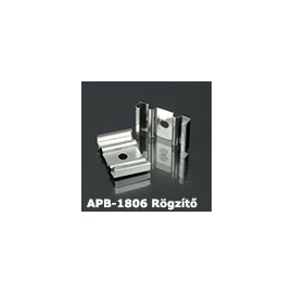 LED Profiles APB-1806 Hajlítható alu U profil ezüst - rögzítő elem, fém