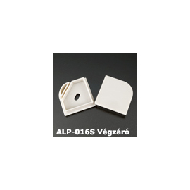 LED Profiles ALP-016S Véglezáró alumínium LED profilhoz, szürke