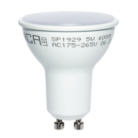 Optonica LED lámpa GU10 (5W/110°) hideg fehér