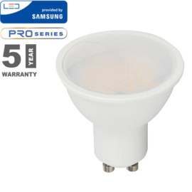V-TAC LED lámpa GU10 (5W/110°) természetes fehér, PRO Samsung