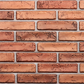 Flexpanel PVC falpanel -  Tégla (piros tégla burkolat) Brick Natural