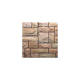 Regul PVC falpanel - Stone - Sárgás barna kövek