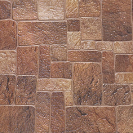 Flexpanel PVC falburkoló lap - Barna Sarmat (barna kő)