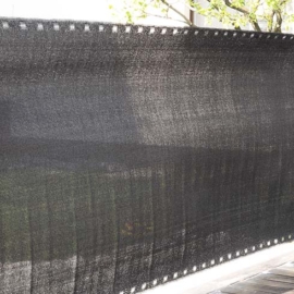 ArtLED Szőtt árnyékoló háló 90%-os takarás (90 cm x 5 méter) belátáskorlátozó, fekete