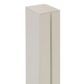 Nortene Térelválasztó panelhez oszlop: Alupost tartóoszlop (215 cm) fehér