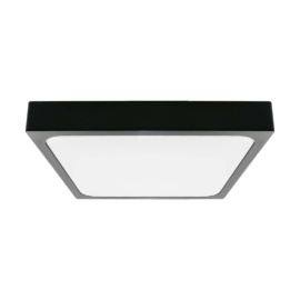 V-TAC 7673 LED panel 24W, 4000K, 2400 lumen, IP44, fekete, 29.5 cm, PIR