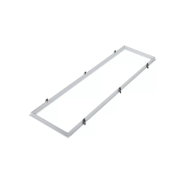 LED panel süllyesztő keret: gipszkarton síkjába szereléshez (120 x 30 x 1.9 cm) - fehér