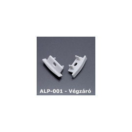 LED Profiles ALP-001 Véglezáró alumínium LED profilhoz - szürke