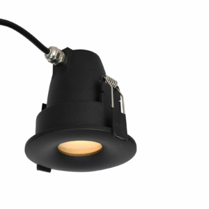 Kép 1/2 - Azzardo Romolo Round LED vízvédett beépíthető lámpa fekete