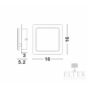 Kép 3/3 - Nova Luce Austin LED fali lámpa fehér