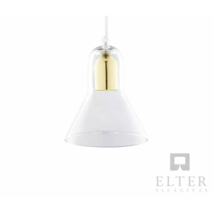 Kép 2/3 - TK Lighting Vichy függesztett lámpa arany