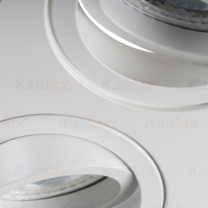 Kép 2/7 - Kanlux beépíthető spot lámpatest SEIDY CT-DTL250 matt fehér