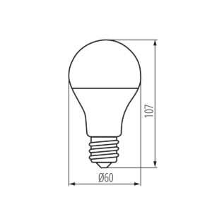 Kép 3/3 - Kanlux LED fényforrás RAPID PRO v2 E27 8W, 4000K, 810 lm