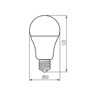 Kép 3/3 - Kanlux LED fényforrás RAPID HI v2 E27, 13W, 4000K, 1520 lm