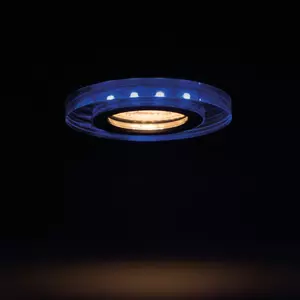 Kép 2/9 - Kanlux beépíthető spot lámpatest SOREN O-BL, kék LED fénnyel