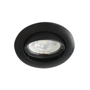 Kép 1/3 - Kanlux beépíthető spot lámpatest VIDI CTC-5515 matt fekete