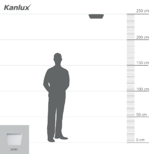 Kép 8/8 - Kanlux VARSO LED menny. mozgásérzékelős lámpa kör 18W, 4000K, 1700 lm, IP54