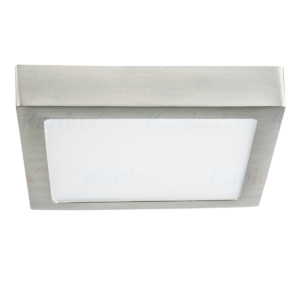 Kép 1/3 - Kanlux KANTI LED panel V2LED 18W, 4000K, nikkel, 1200 lumen